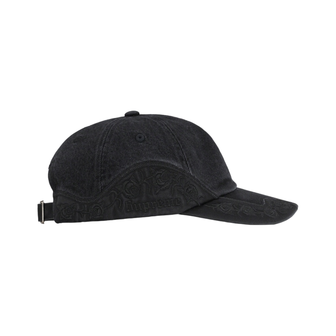 슈프림 로즈 6-패널 캡 블랙 - 23SS(Supreme Roses 6-Panel Black - 23SS) - 2