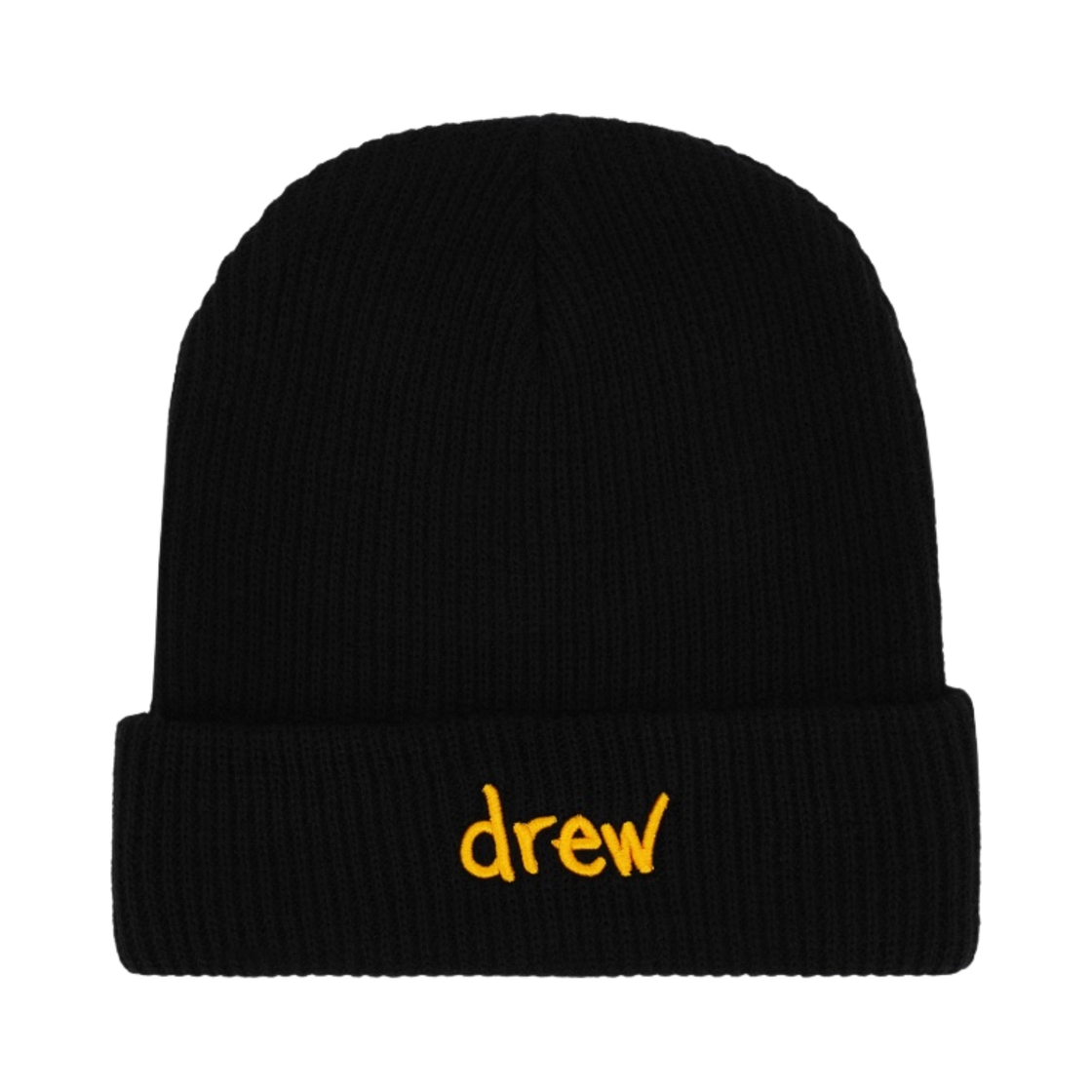 DH-SR100-SCBK Drew House Scribble Beanie Black - Ssense Exclusive - 대표 이미지 #1