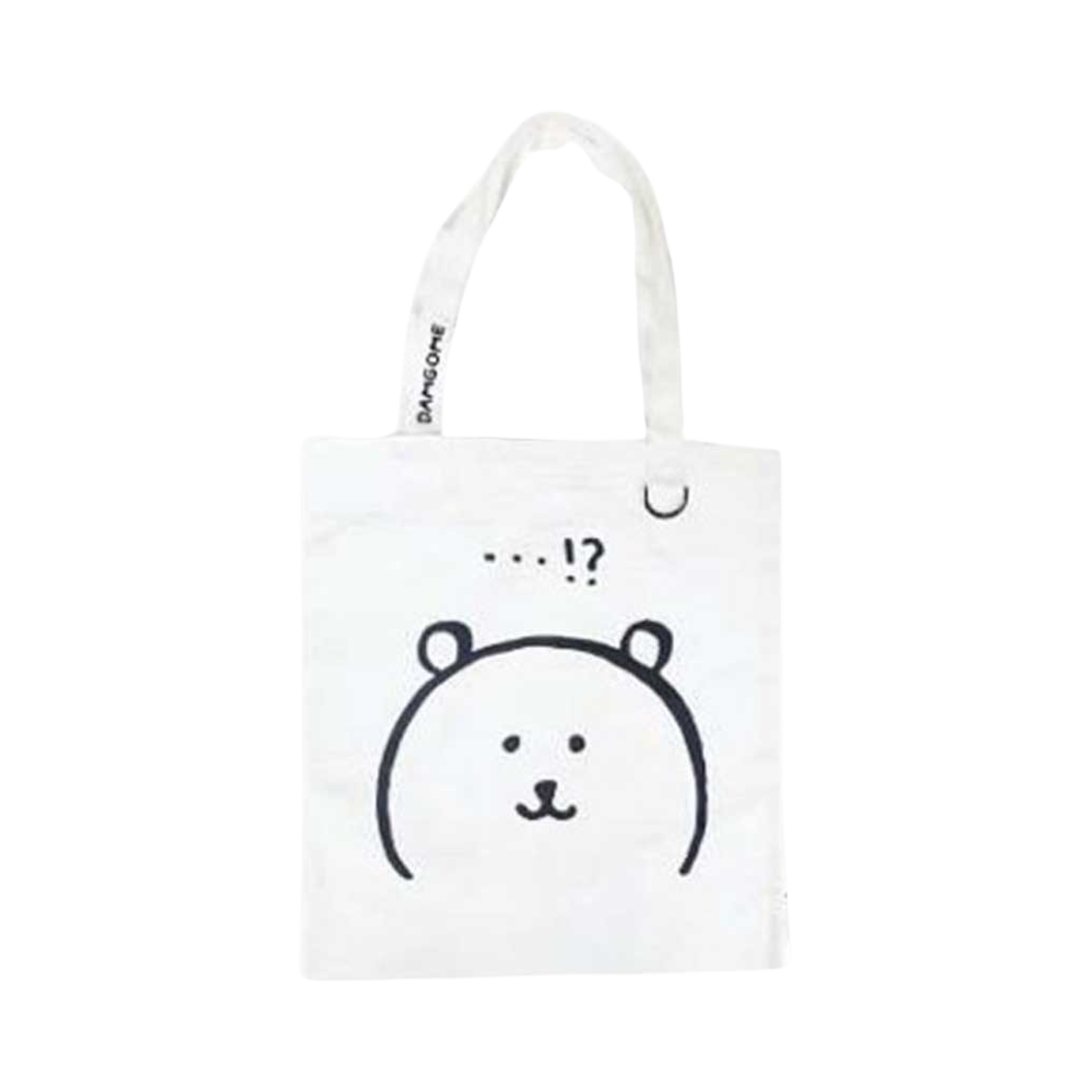 8809719910905 Damgome Joke Bear Eco-Bag White