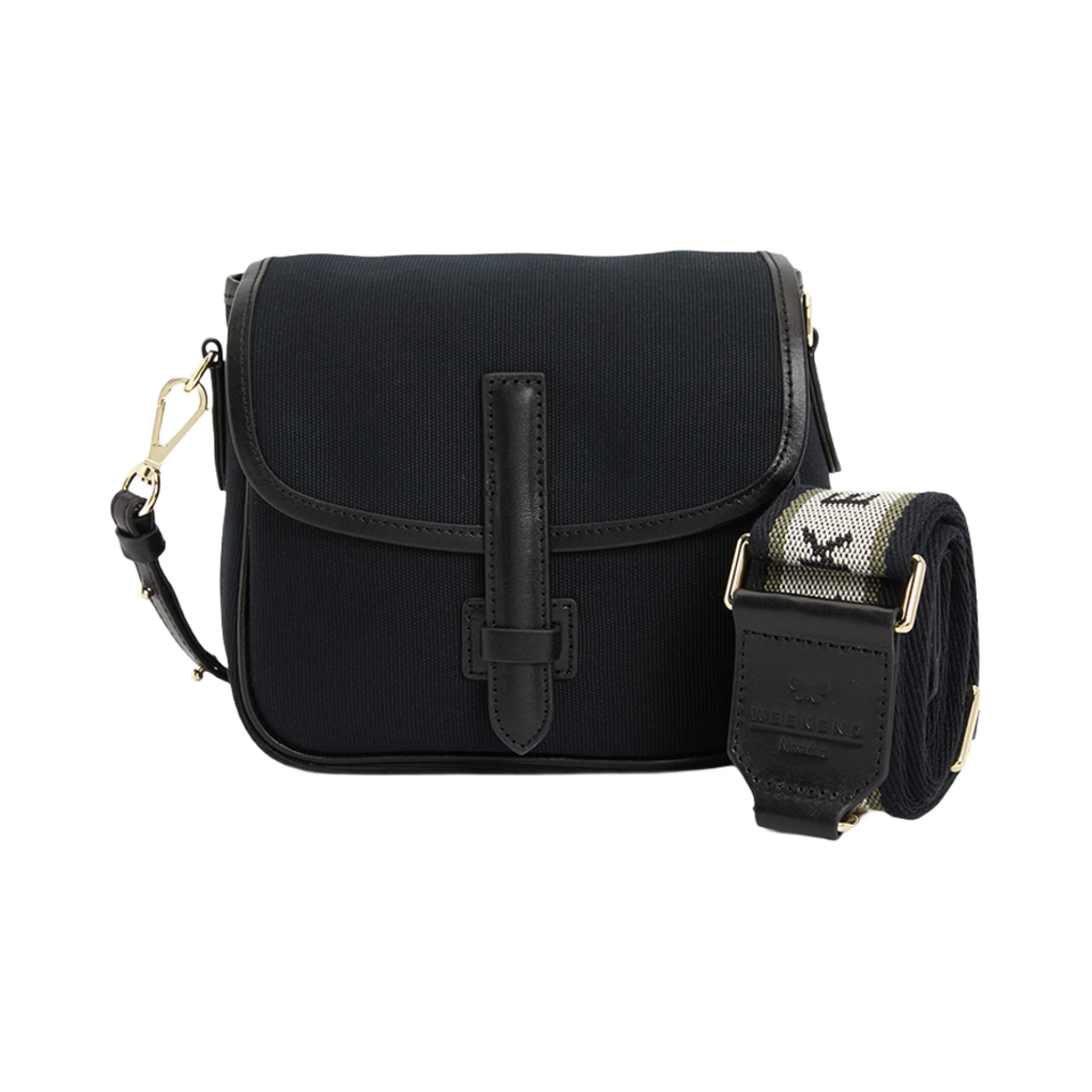 GAPNEW-004 Weekend Max Mara Gapnew Cross Bag Black