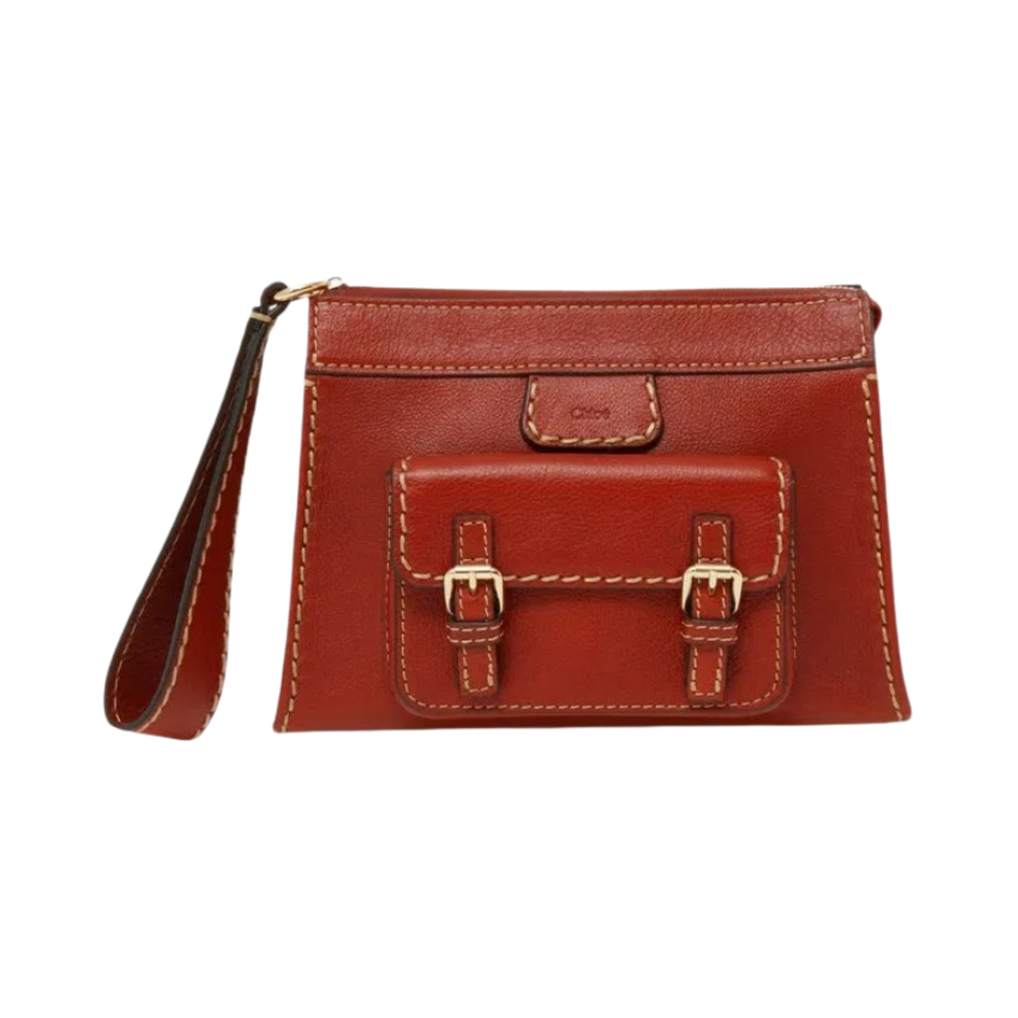 끌로에 에디스 스몰 파우치 세피아 브라운(Chloe Edith Small Pouch Sepia Brown) - 1