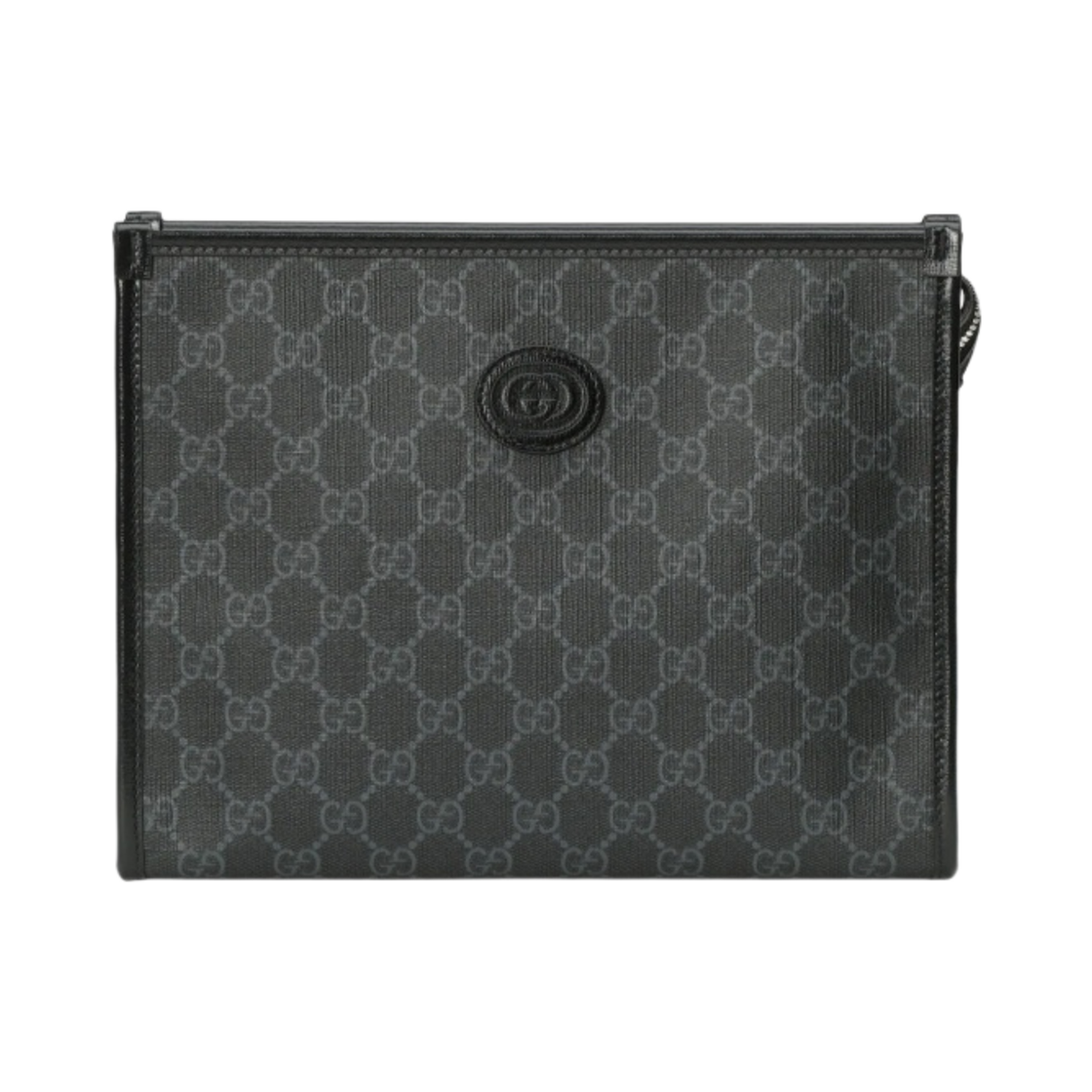 구찌 뷰티 케이스 인터로킹 G 블랙 GG 슈프림(Gucci Beauty Case with Interlocking G Black GG Supreme) - 1