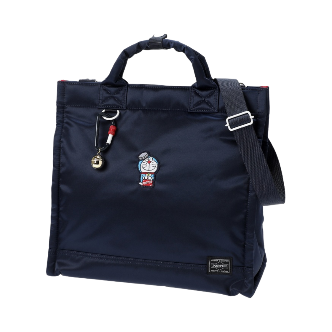 포터 x 도라에몽 투웨이 토트백 네이비(Porter x Doraemon 2Way Tote Bag Navy) - 1