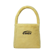 Emis New Logo Fur Bag Light Yellow