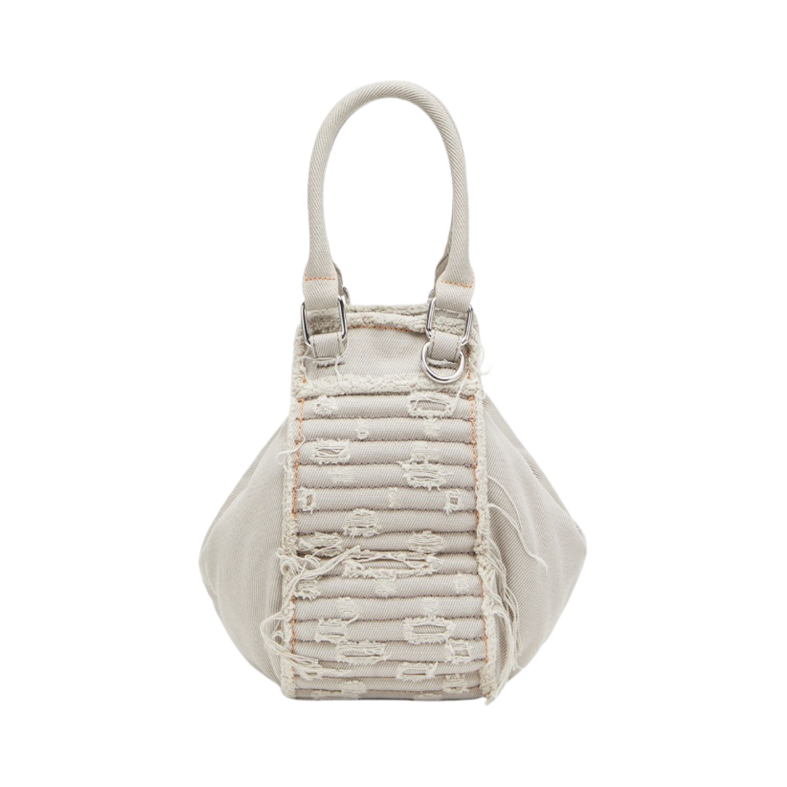 디젤 D-비나-C XS 캔버스 미니백 화이트(Diesel D-Vina-C XS Canvas Mini Bag White) - 2