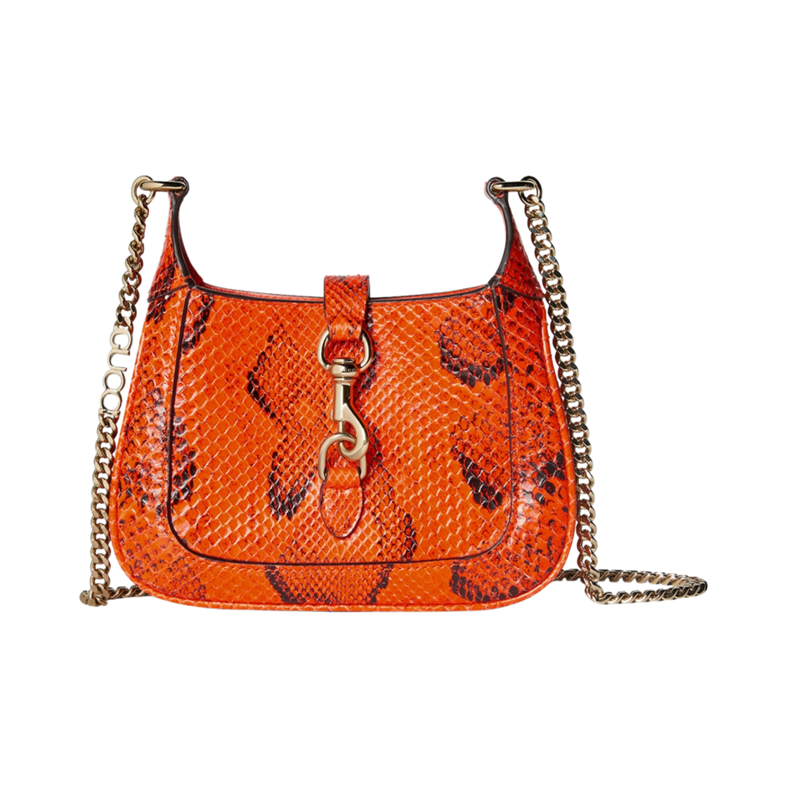 구찌 재키 노티드 파이썬 미니백 오렌지(Gucci Jackie Notte Python Mini Bag Orange) - 1