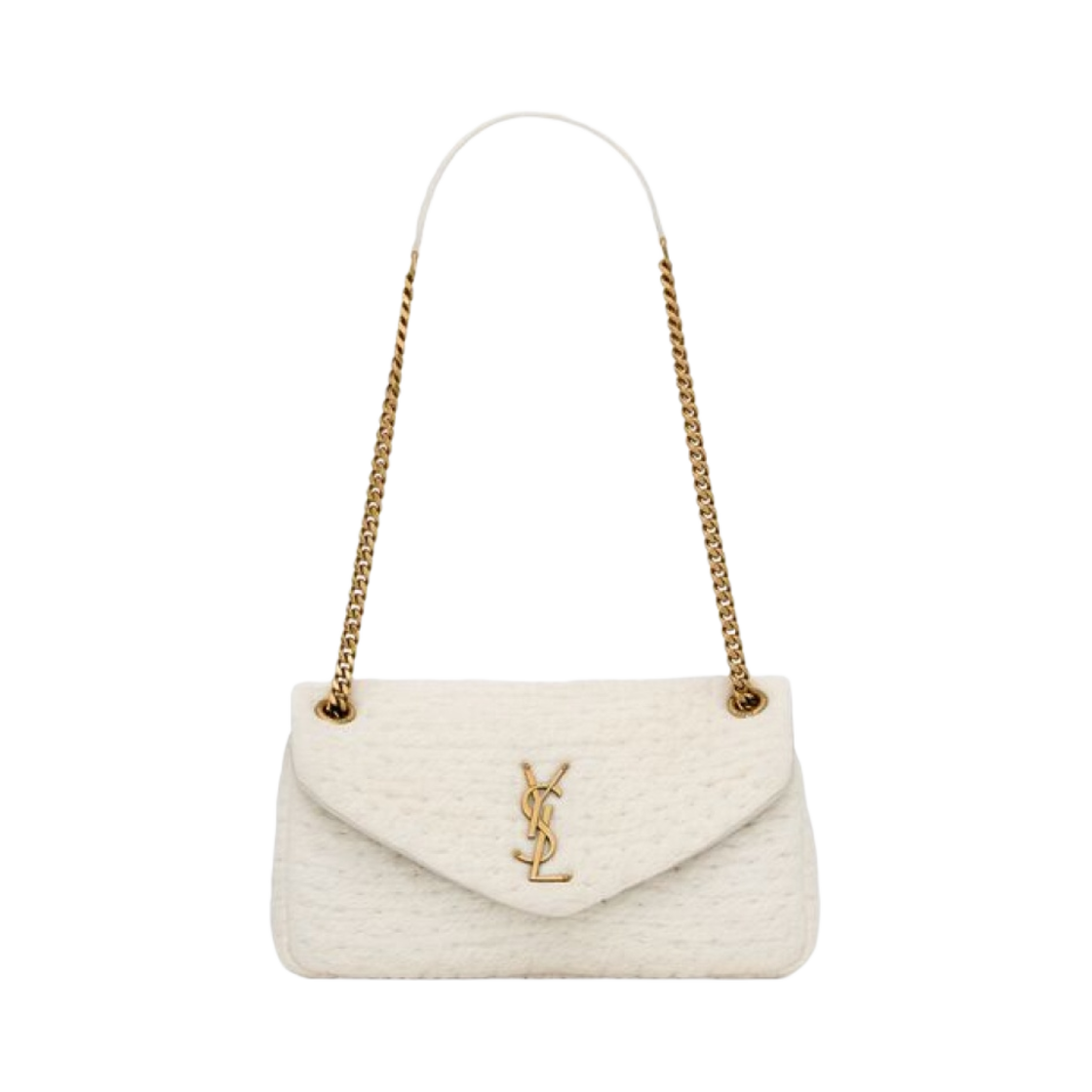 생로랑 칼립소 오간자 앤 램스킨 화이트 콘 크림(Saint Laurent Calypso in Organza and Lambskin White Corn Cream) - 1