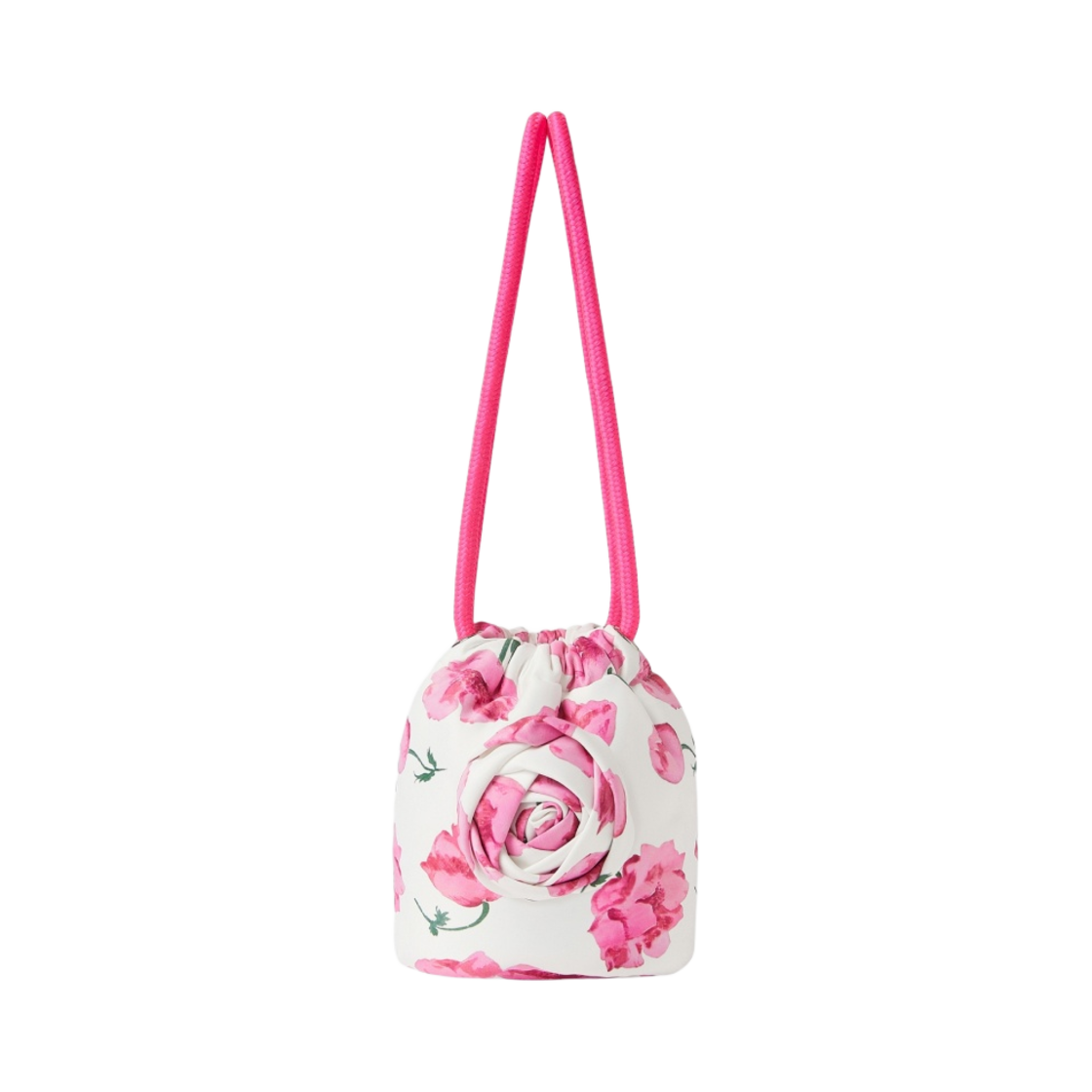 - (W) The Reum Bon Bon Bucket Bag Floral White