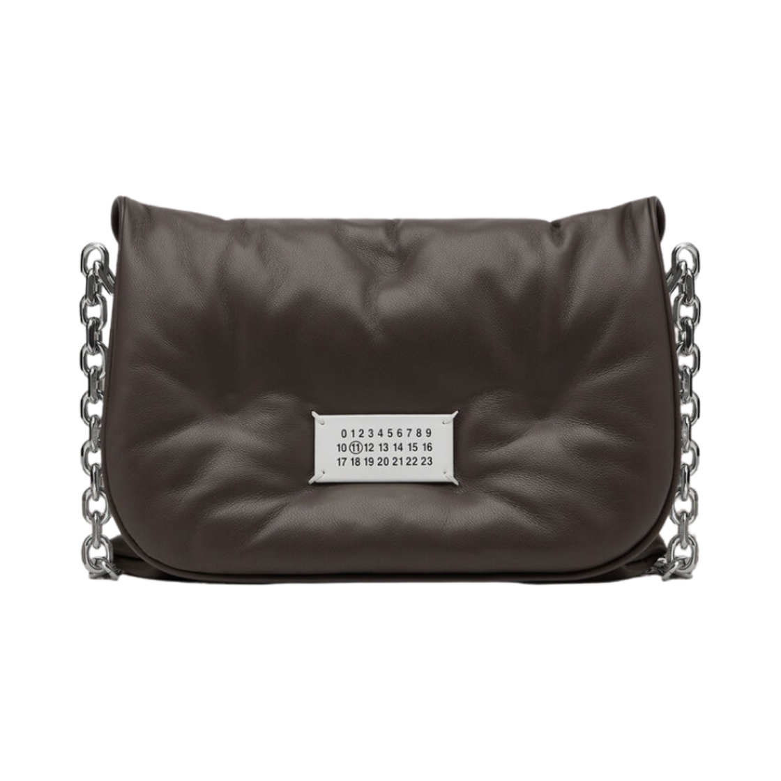 SB1WG0019P4300T2152 Maison Margiela Glam Slam Flap Small Grey