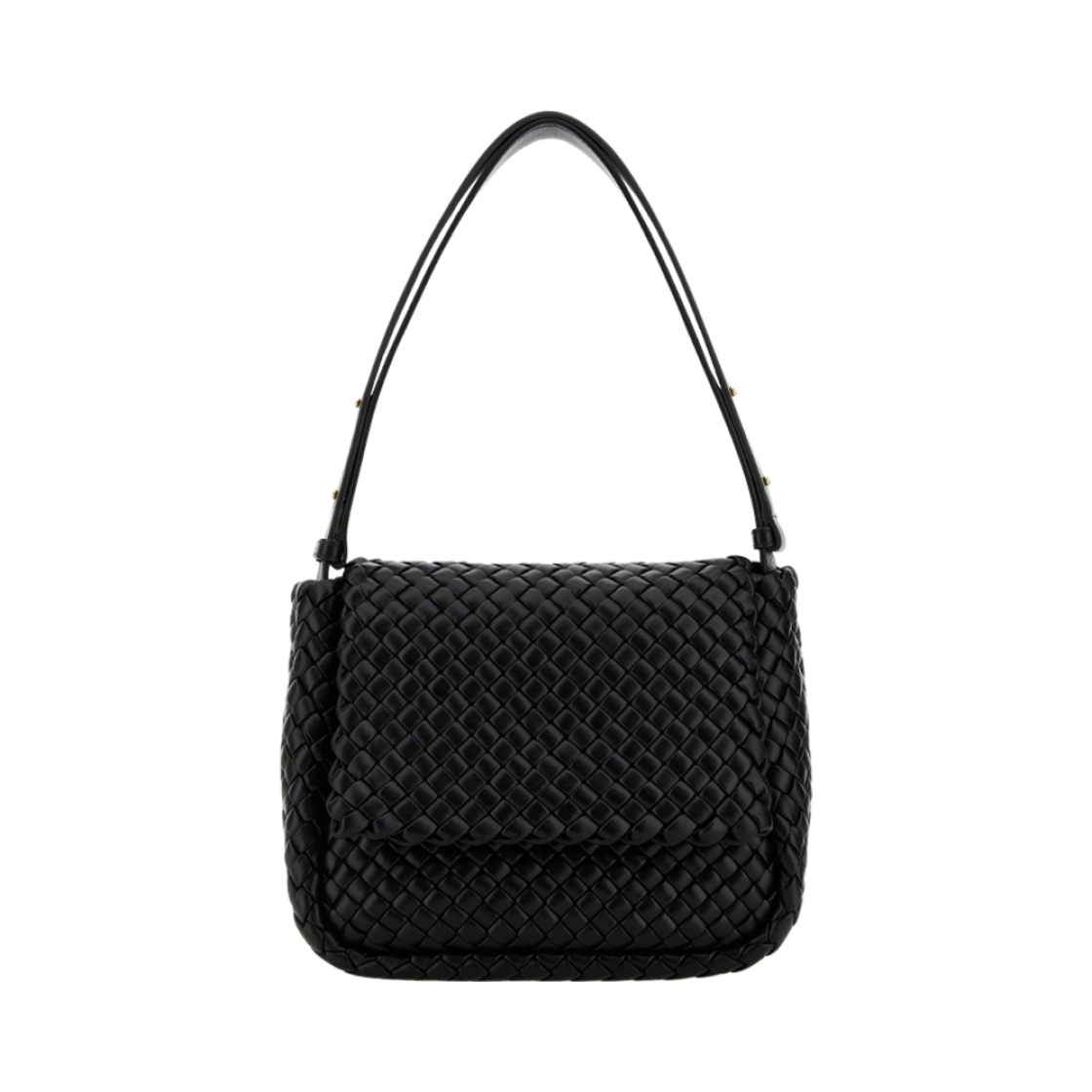 보테가 베네타 스몰 코블 숄더백 블랙(Bottega Veneta Small Cobble Shoulder Bag Black) - 1