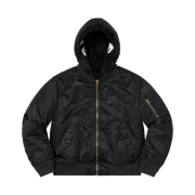 Supreme Faux Fur Reversible MA-1 Black - 22FW