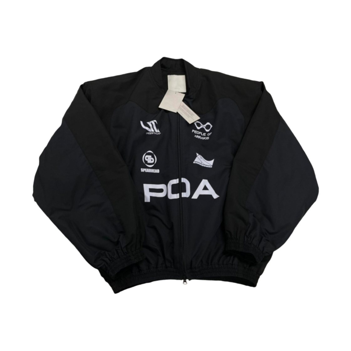 언더마이카 에이서 패디드 숄더 크롭 블루종 에보니 - 23FW(Undermycar Acer Padded Shoulder Crop Blouson Ebony - 23FW)