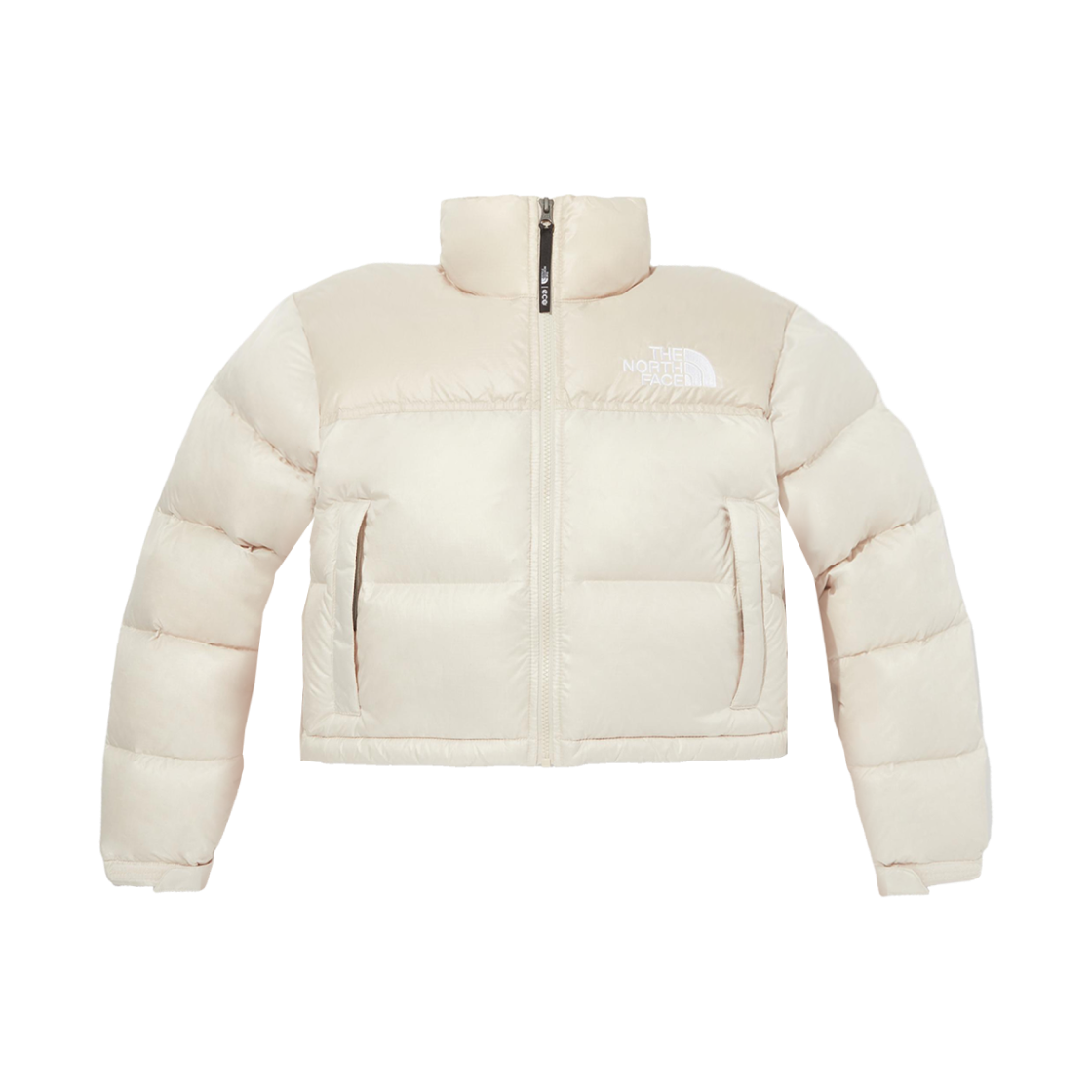 NJ1DQ86C (W) The North Face Nuptse Short Jacket Sand Shell - 24FW