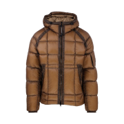 C.P. Company DD Shell Hooded Down Jacket Cumin Brown - 22FW