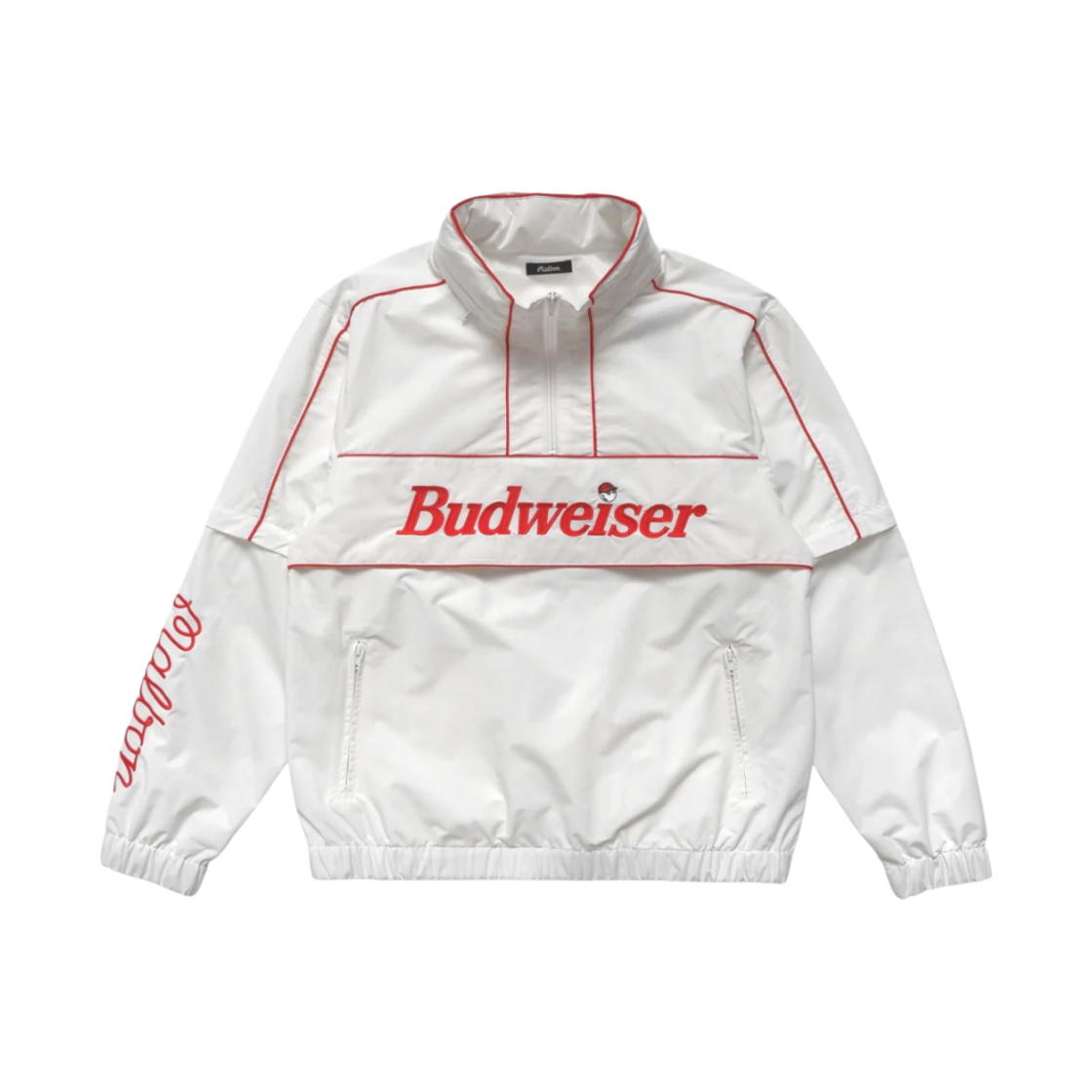 - Malbon Golf x Budweiser Convertible Tour Jacket White