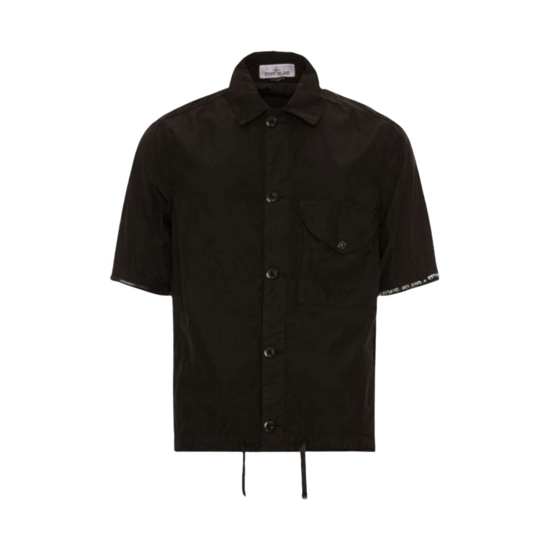 스톤 아일랜드 429E1 쿠프로 나일론 TC 가먼트 다이드 셔츠 자켓 블랙 - 22SS(Stone Island 429E1 Cupro Nylon TC Garment Dyed Shirt Jacket Black - 22SS) - 3