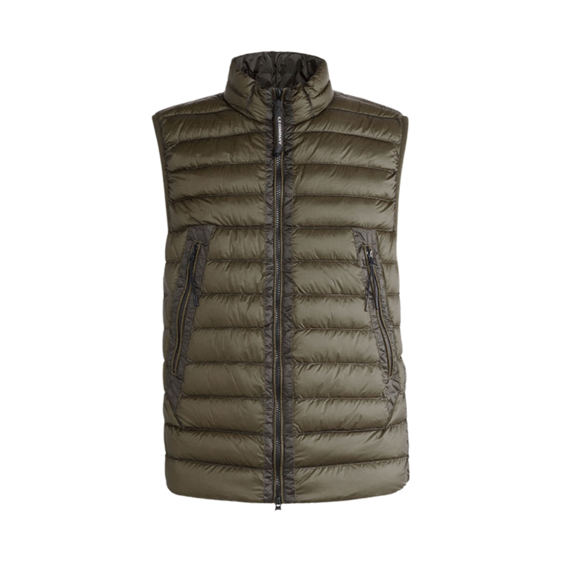 15CMOW170A006099A670 C.P. Company D.D. Shell Down Vest Olive Night Green - 23FW
