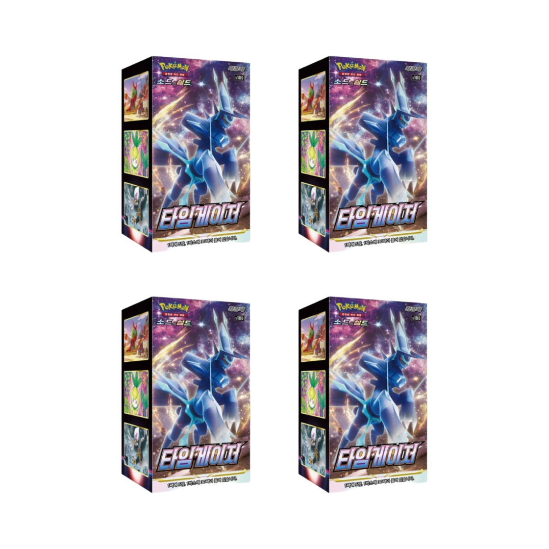 포켓몬 TCG 소드&실드 확장팩 타임게이저 4박스 (총 120팩)(Pokemon TCG Sword & Shield Expansion Pack Time Gazer 4 Boxes (Total Pack of 120))