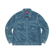 Supreme Corduroy Zip Jacket Blue - 21FW