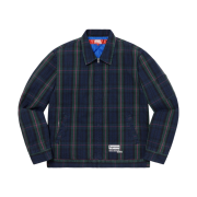 Supreme x Comme des Garcons Junya Watanabe Man Printed Work Jacket Navy Plaid - 21FW