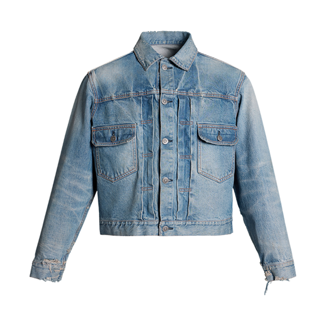 메종 마르지엘라 데코티크 데님 자켓 라이트 인디고(Maison Margiela Decortique Denim Jacket Light Indigo) - 1