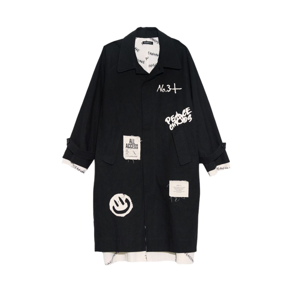 PMOJK079BK Peaceminusone Coat #1 Black