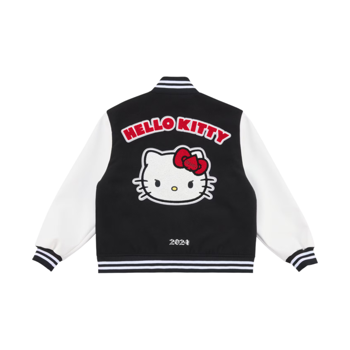 - 2NE1 x Hello Kitty Stadium Jumper Black White - Korea Exclusive