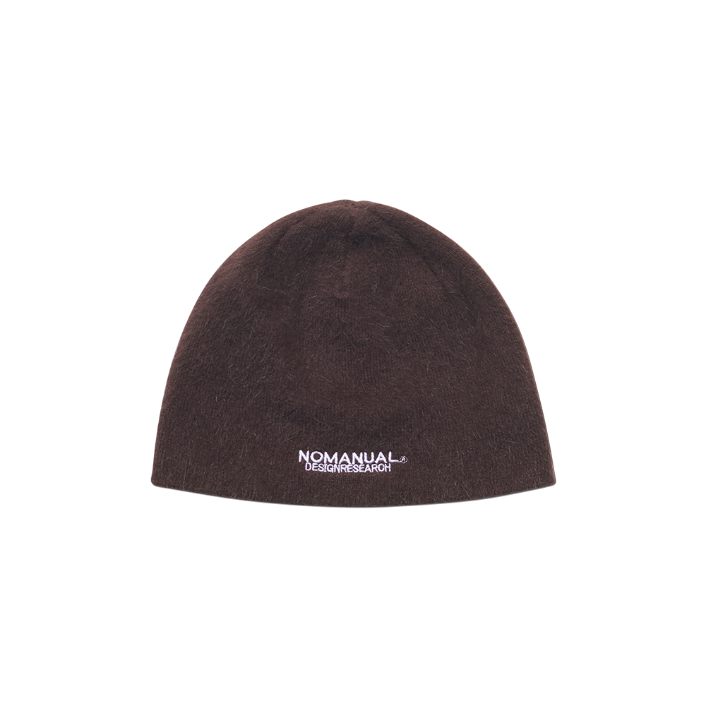 노매뉴얼 NM 헤어리 비니 브라운(NOMANUAL NM Hairy Beanie Brown)