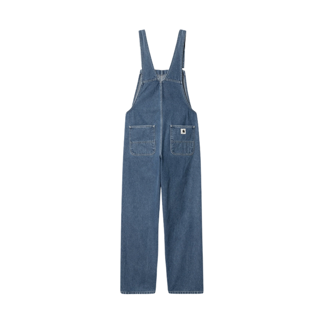 (W) 칼하트 WIP 노르코 데님 빕 오버롤 스트레이트 블루 스톤 워시드((W) Carhartt WIP Norco Denim Bib Overall Straight Blue Stone Washed) - 2
