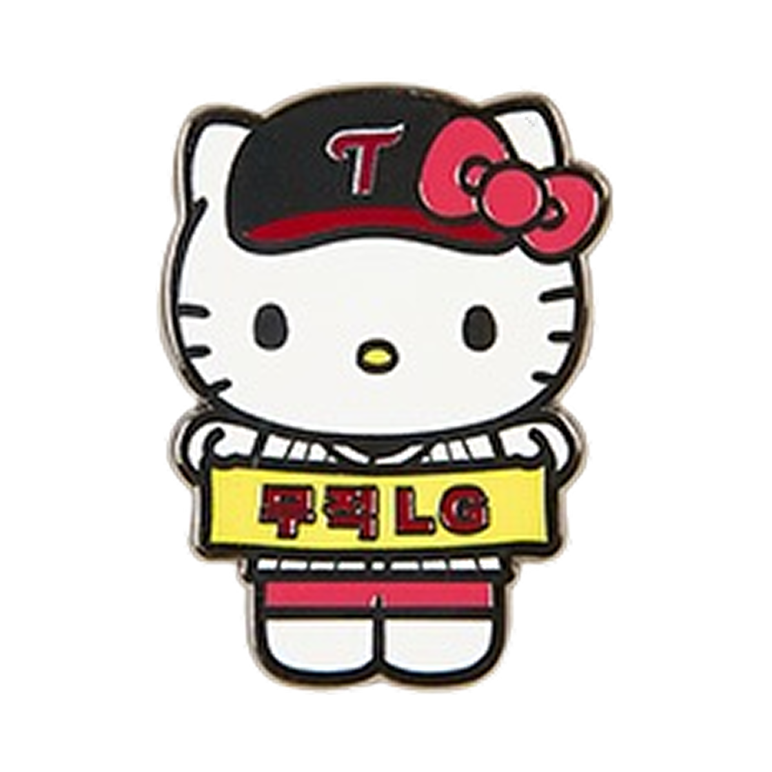 LG 트윈스 x 헬로 키티 뱃지 타월 응원(LG Twins x Hello Kitty Badge Towel Cheering) - 1