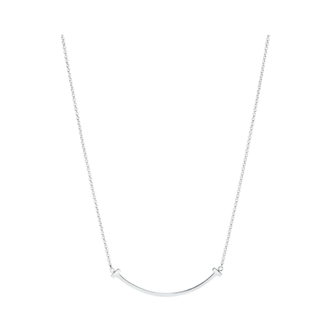 60011677/35189424 Tiffany & Co. Tiffany T Smile Pendant Small White Gold