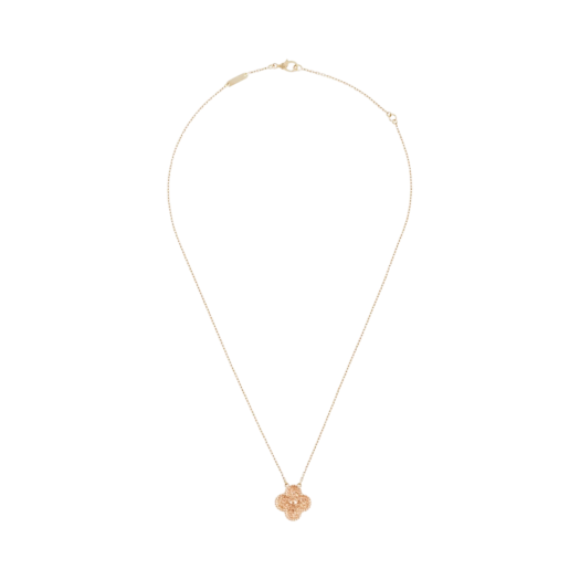 (W) Van Cleef & Arpels Vintage Alhambra Pendant Rose Gold