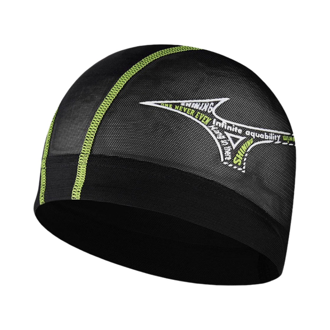N2JWA50509 Mizuno Infinite Mesh Swim Cap Black