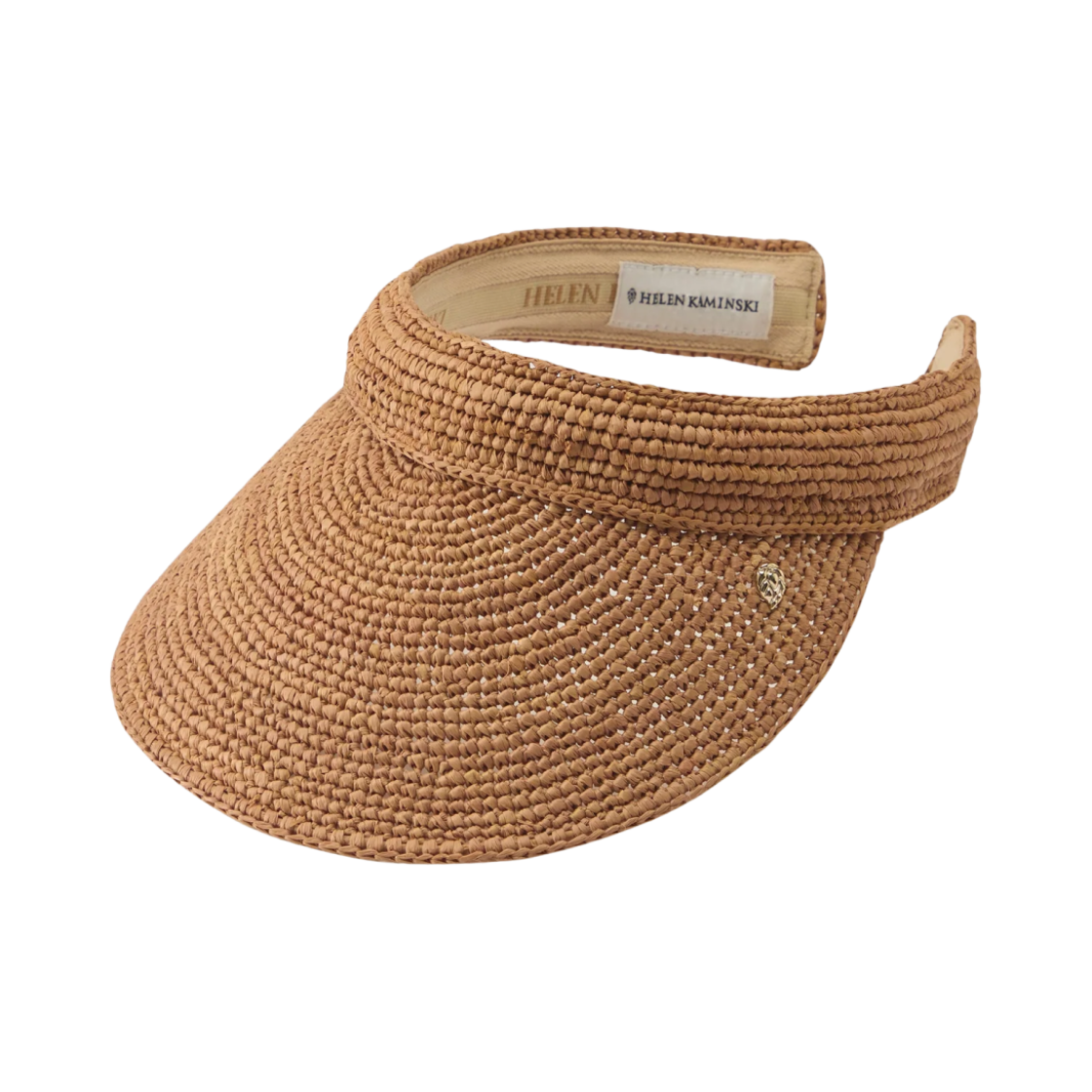 HAT51934 (W) Helen Kaminski Erin Visor Nougat