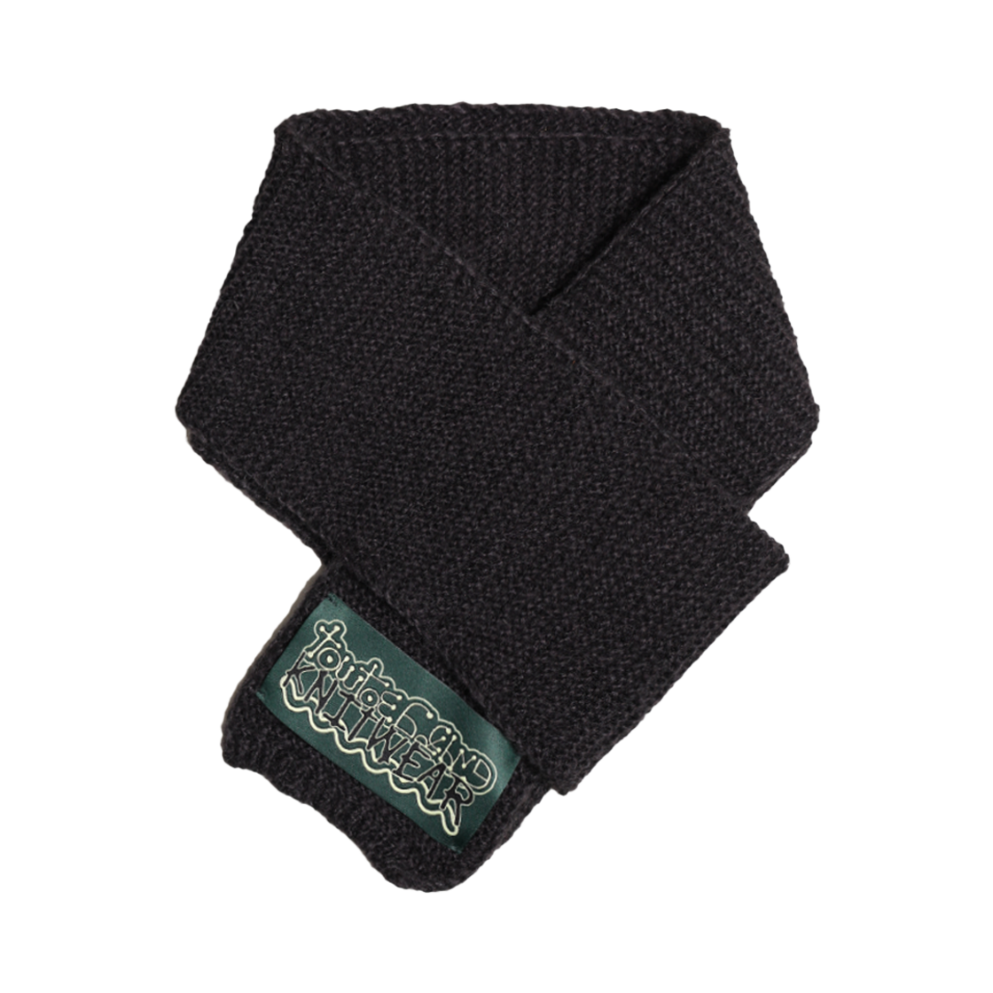 토우토우아카이브 코지 미니 머플러 블랙(TOWTOW.ARCHIVE Cozy Mini Muffler Black) - 1