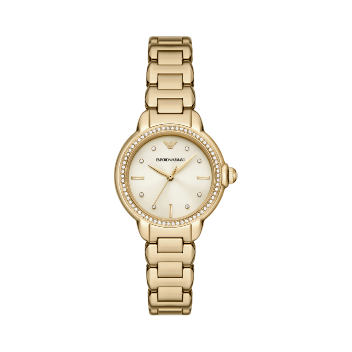 AR11609 (W) Emporio Armani Quartz Three-Hand 32mm Stainless Steel Cream Gold