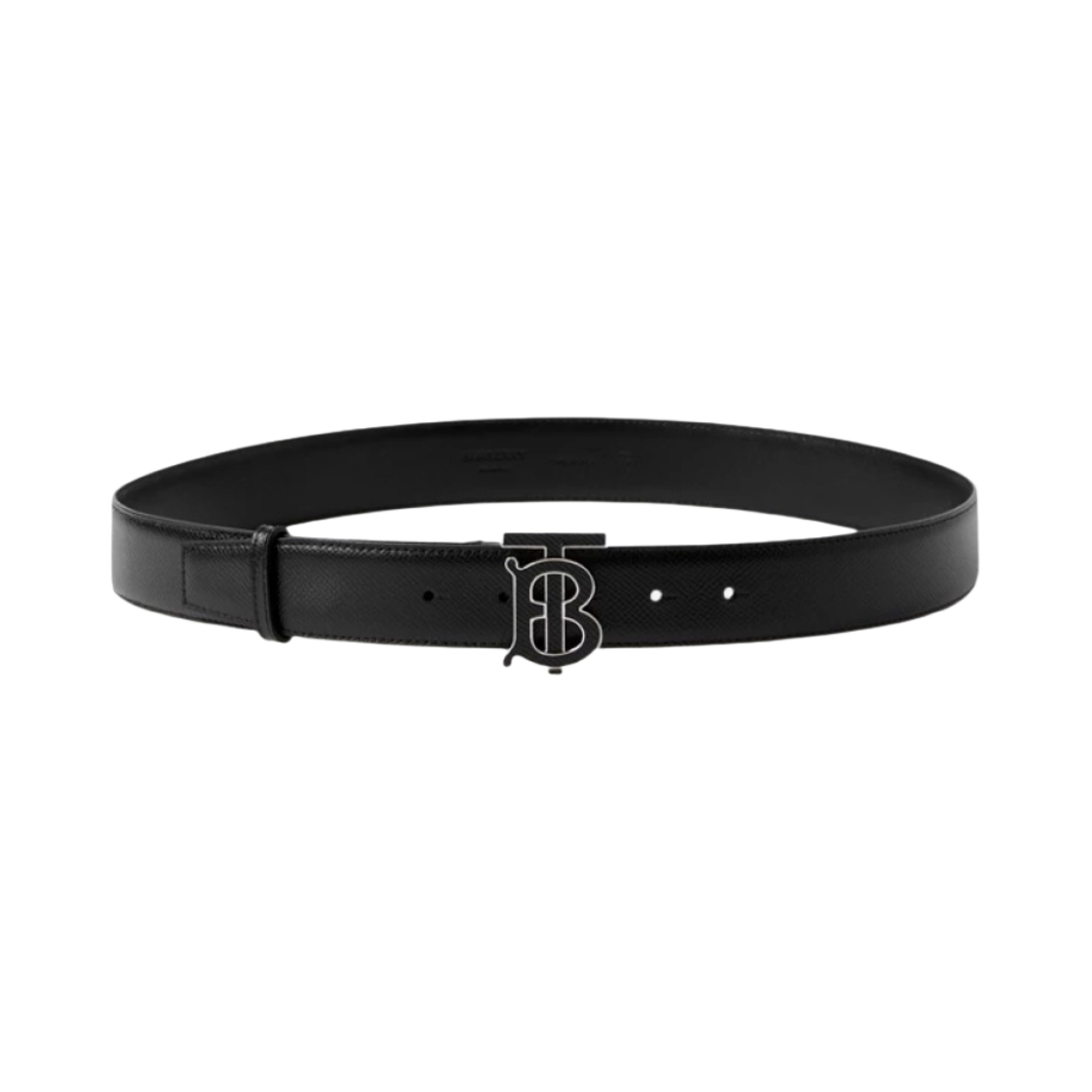 버버리 그레이니 레더 TB 벨트 블랙(Burberry Grainy Leather TB Belt Black) - 1