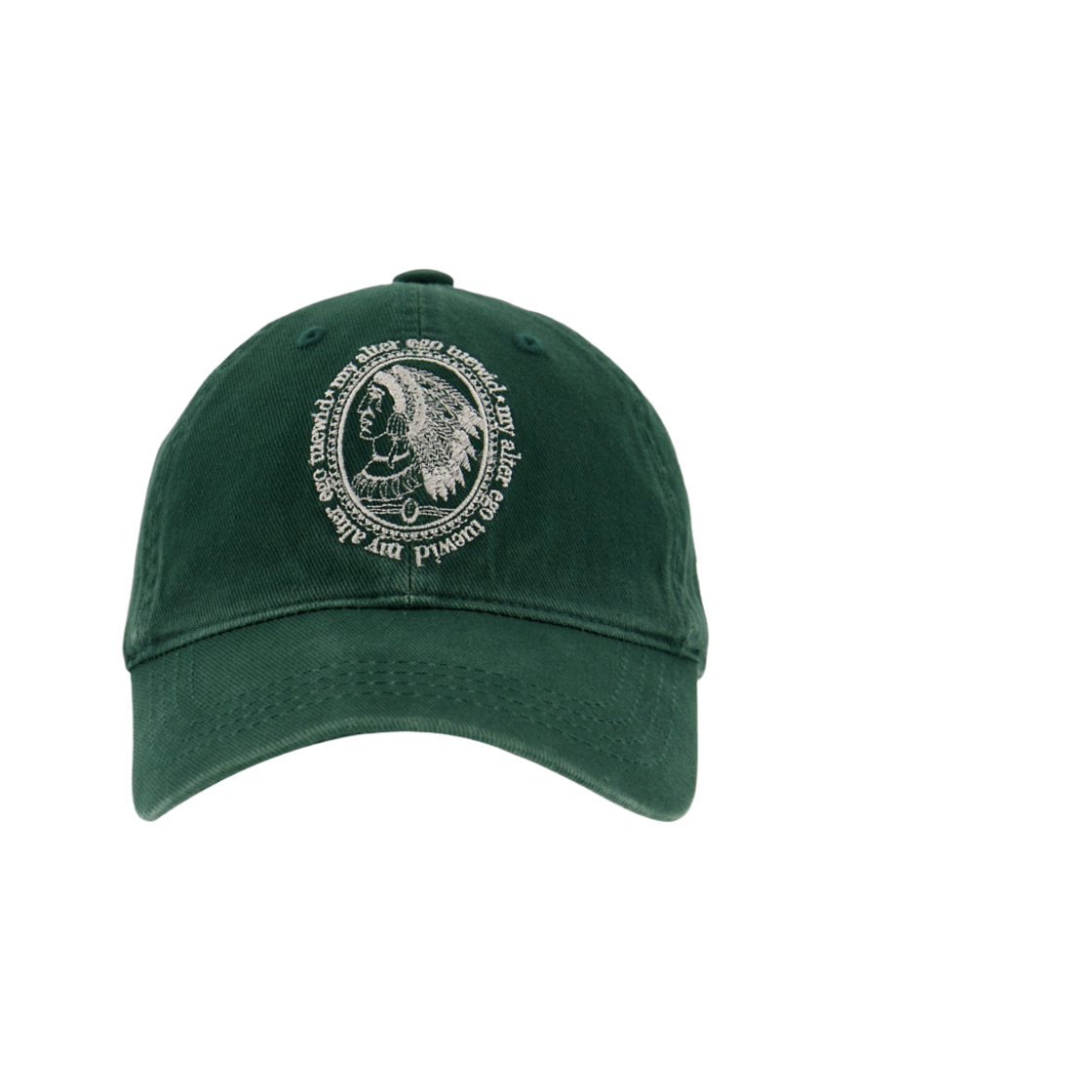 트위드 수베니어 캡 마이 얼터 에고 모스 그린 아이보리(Tuewid Souvenir Cap My Alter Ego Moss Green Ivory)