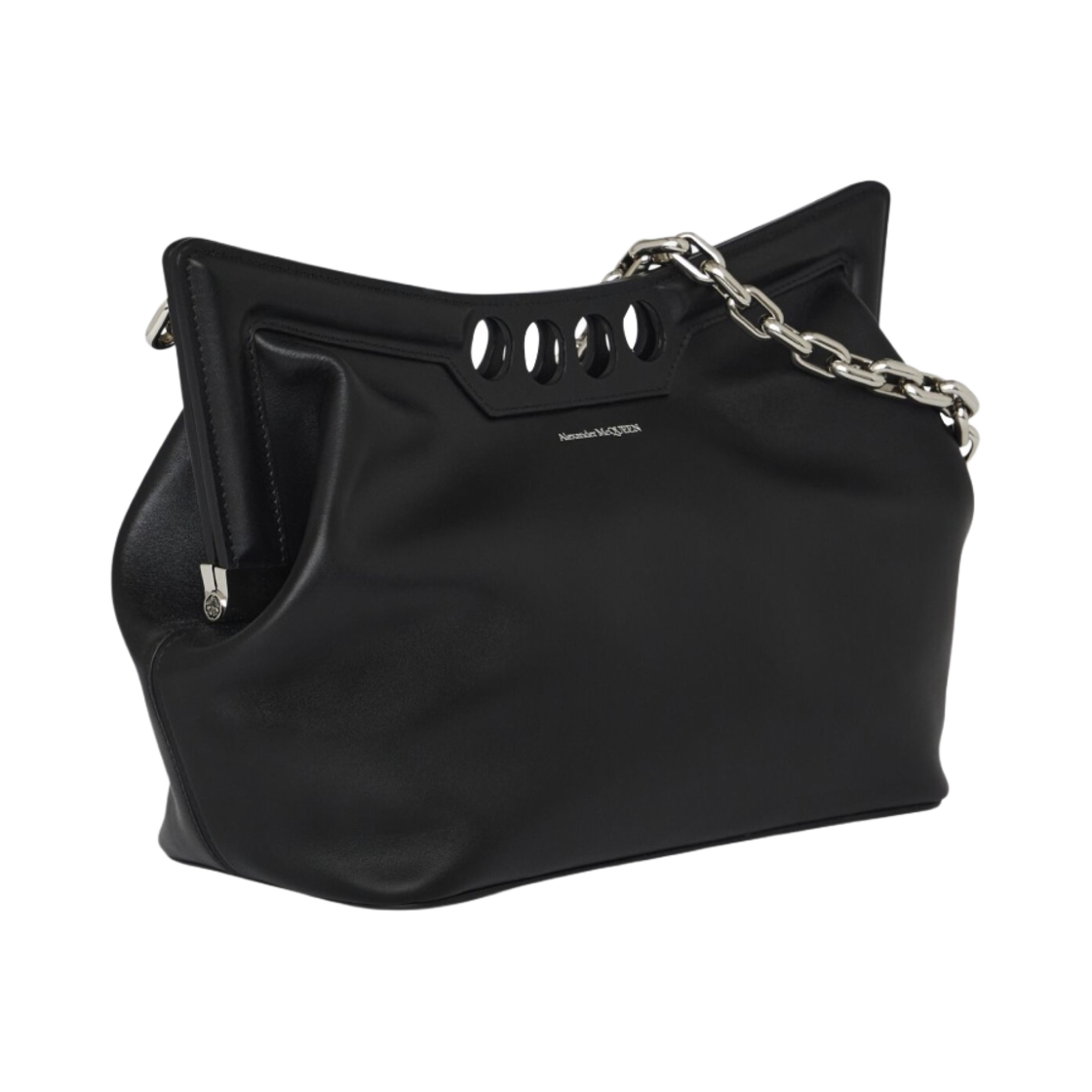 알렉산더 맥퀸 피크백 블랙(Alexander McQueen Peak Bag Black) - 4