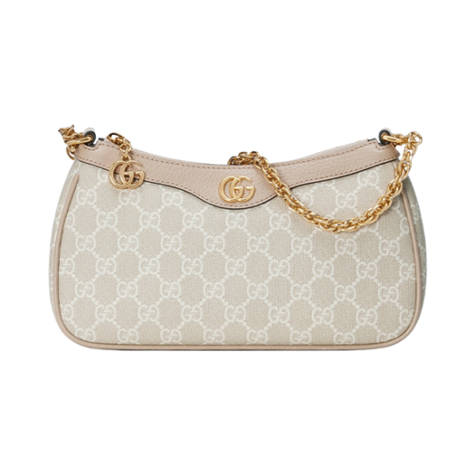 Gucci Ophidia GG Small Handbag Beige White GG Supreme