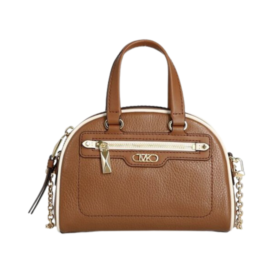 32F3G6WC1L299 Michael Kors Williamsburg Small Pebbled Leather Satchel Luggage Multi