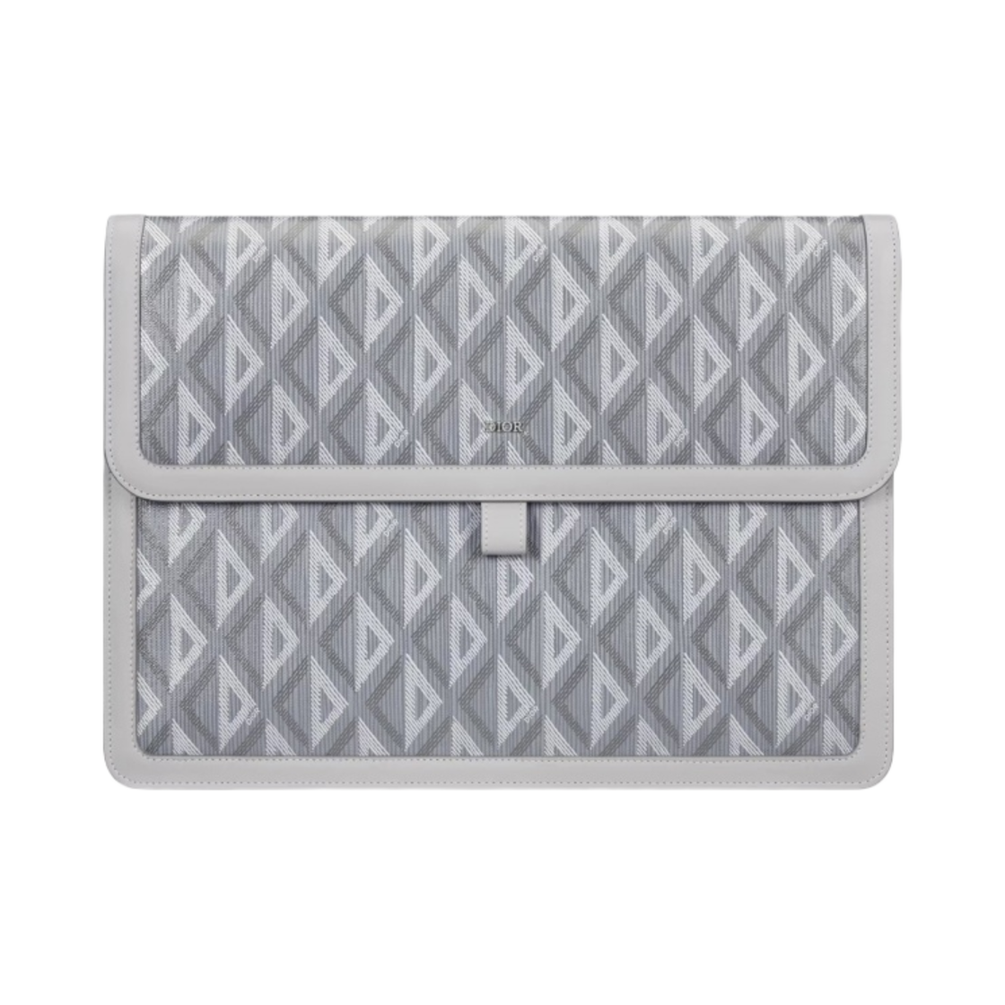 디올 힛 더 로드 A4 파우치 플랩 디올 그레이 CD 다이아몬드 캔버스(Dior Hit The Road A4 Pouch Flap Dior Gray CD Diamond Canvas) - 1