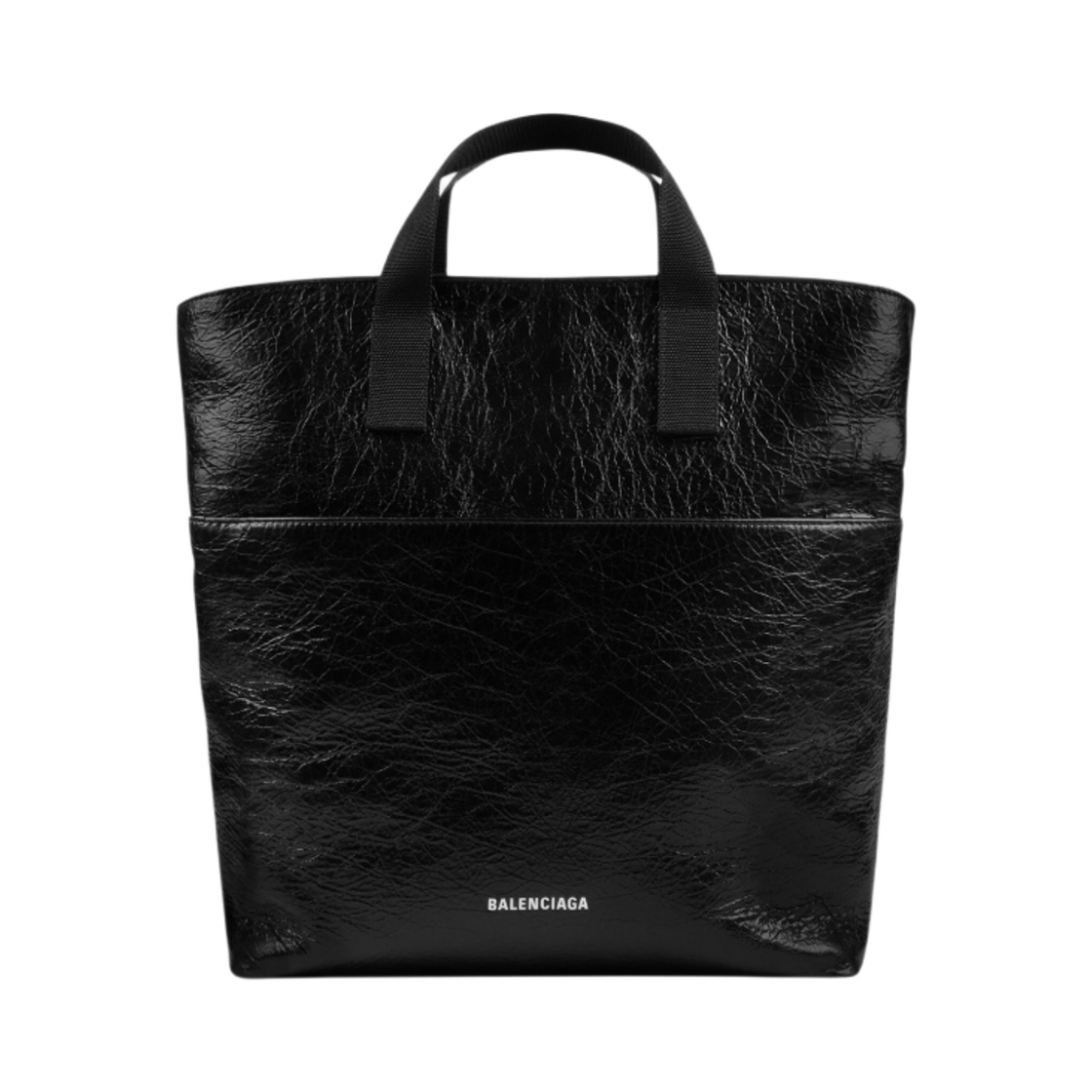 발렌시아가 익스플로러 토트백 스트랩 블랙