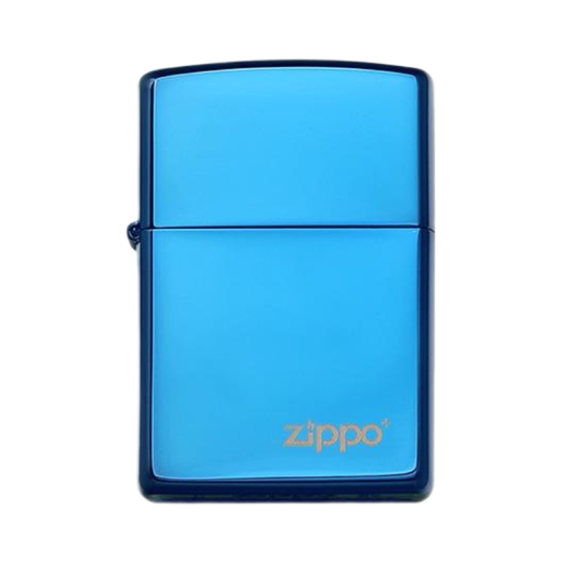 지포 클래식 하이 폴리쉬 로고 라이터 블루(Zippo Classic High Polish Logo Lighter Blue)