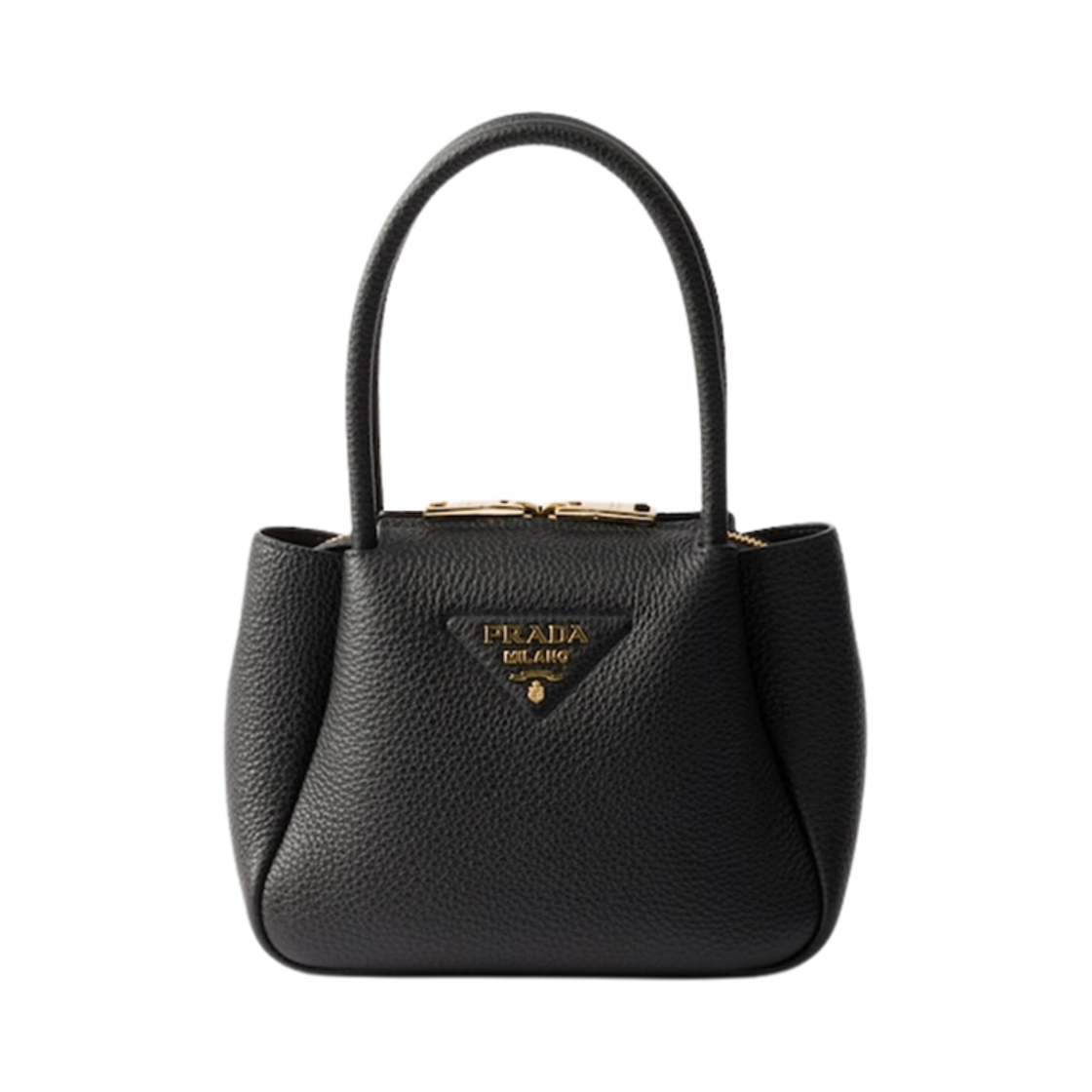 1BA362-2DKV-F0632 Prada Leather Mini Handbag Black
