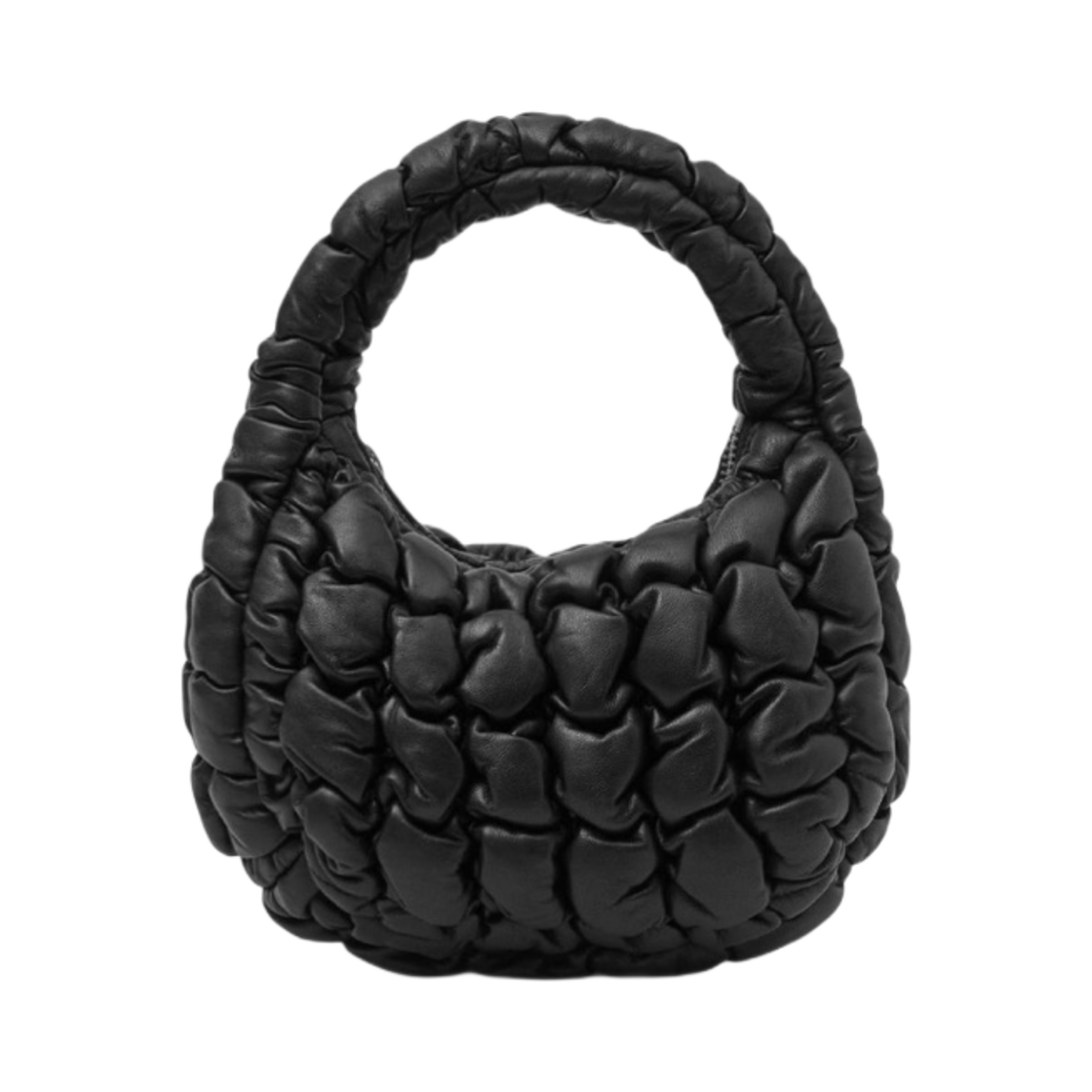 코스 퀼티드 마이크로백 레더 블랙(COS Quilted Micro Bag Leather Black)