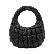 COS Quilted Micro Bag Leather Black