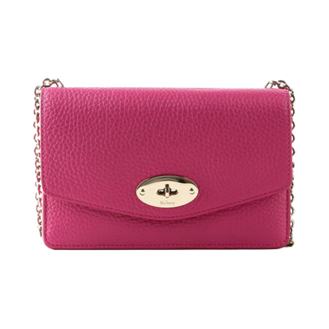 멀버리 헤비 그레인 스몰 달리 핑크(Mulberry Heavy Grain Small Darley Pink)