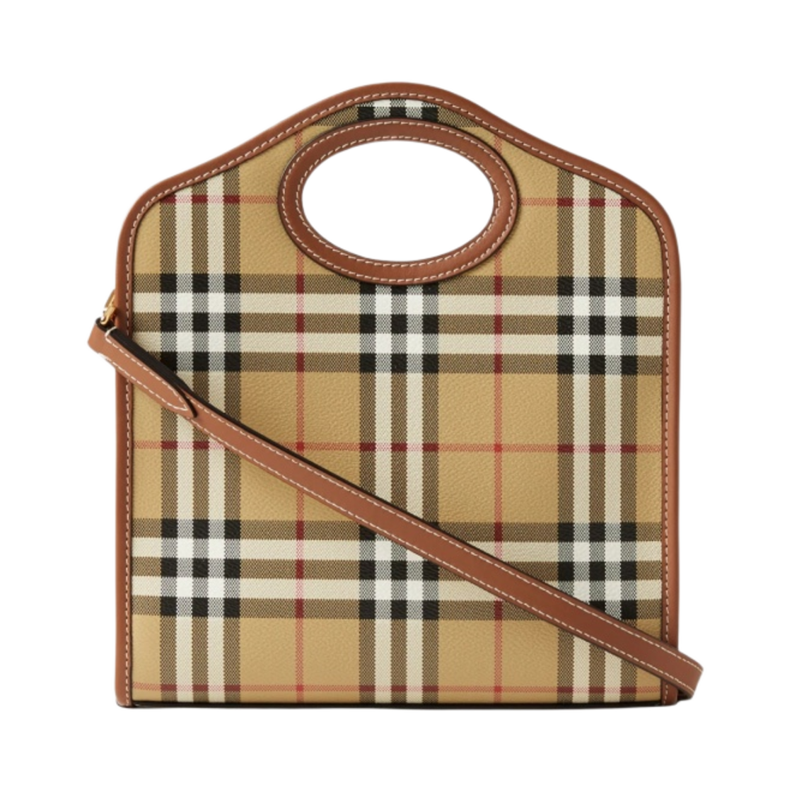 버버리 미니 포켓백 브라이어 브라운(Burberry Mini Pocket Bag Briar Brown) - 3