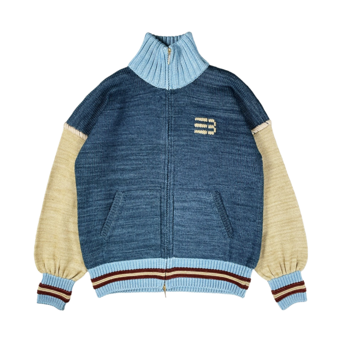 네임세이크 빅토리 집 봄버 아틀랜틱 블루(Namesake Victory Zip Bomber Atlantic Blue)